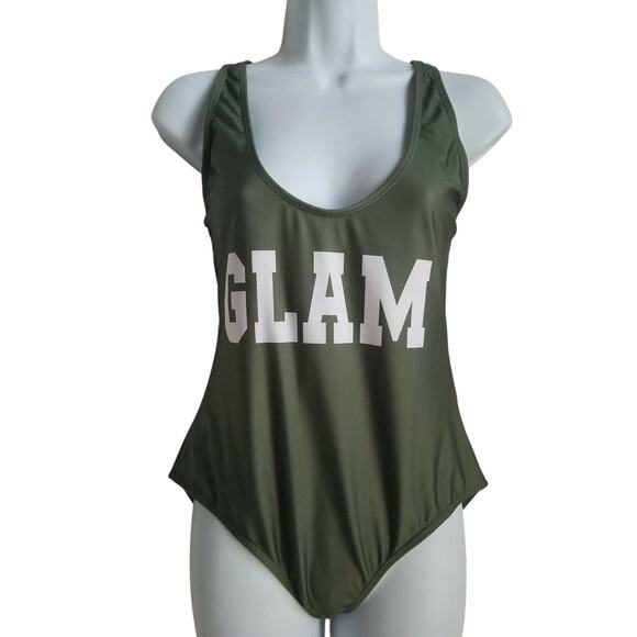 Marilyn Monroe "Glam' Green Swimsuit Women's Size M - Picture 1 of 12